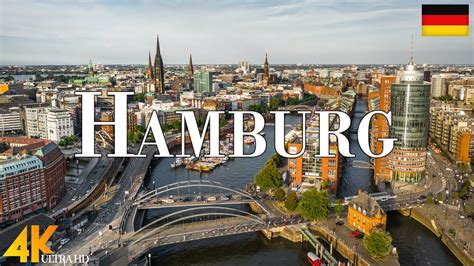 Hamburg 4k Drone View • Amazing Aerial View Of Hamburg Relaxation