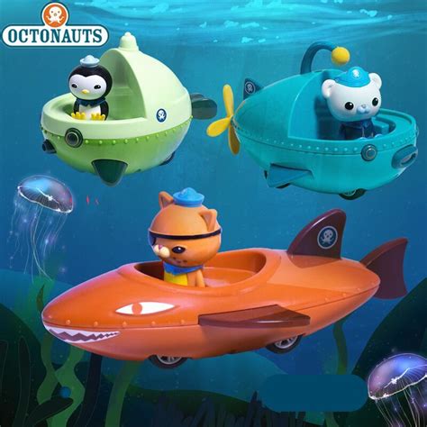 Octonauts Submarine Toy Lantern Fish Boat Figure Model Doll Children's Birthday Gift | Shopee ...