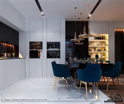 modern kitchen dining design  behance