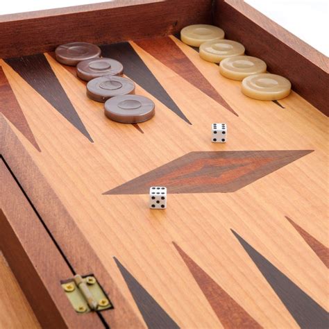 Backgammon Game Set Wooden Handmade The Coffeehouse Design Inlaid