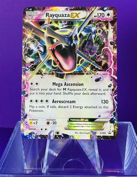 Mavin Rayquaza Ex Xy Xy Promo Black Star Full Art Shiny