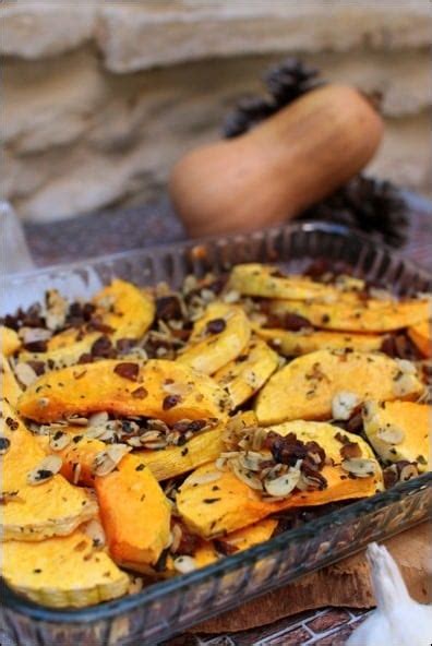 Courge Butternut R Tie Et Son Crumble De Ch Taignes Happy Papilles