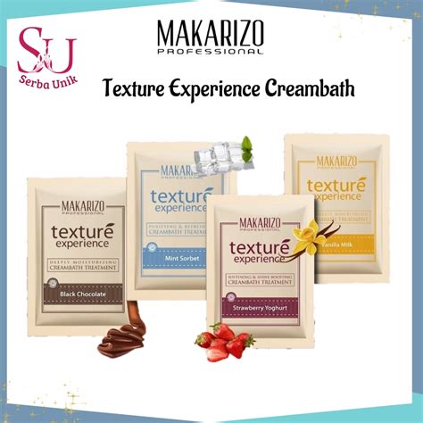 Jual Makarizo Professional Texture Experience Creambath Sachet 60ml