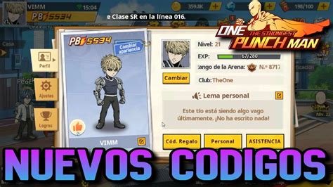 Nuevos Codigos One Punch Man The Strongest Youtube