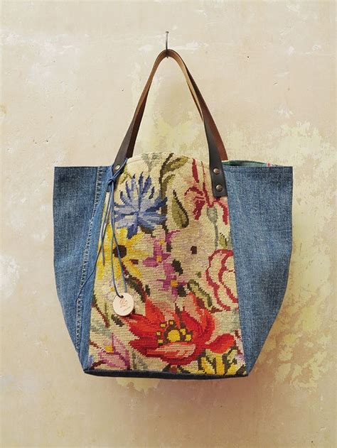 Denim Bag Diy Jeans Diy Diy Bags Jeans Sacs Tote Bags Sac Diy