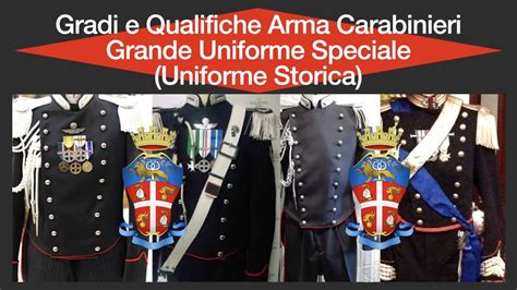 Gradi E Qualifiche Arma Dei Carabinieri Grande Uniforme Speciale