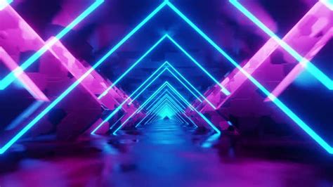 Abstract Neon Light Background 4K, Motion Graphics | VideoHive