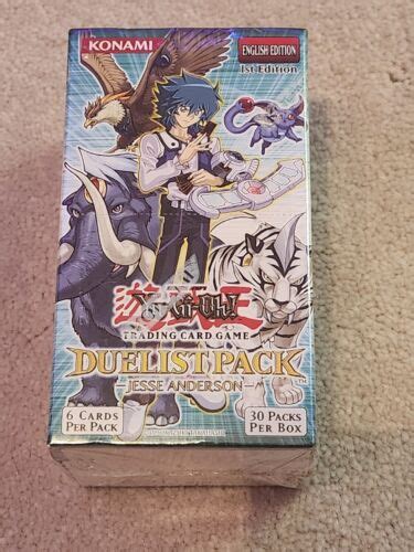 Yugioh Duelist Pack Jesse Anderson Booster Box St Edition Sealed