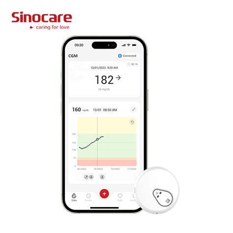 Sinocare Bluetooth Glucometers Non Invasive Blood Glucose Constant