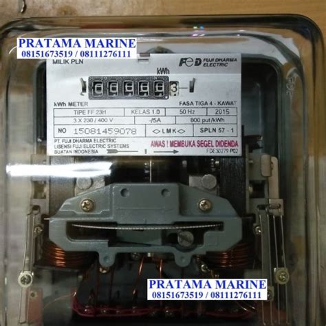 Jual Kwh Meter Phase A Analog Merk Fuji Dharma Electric Jakarta