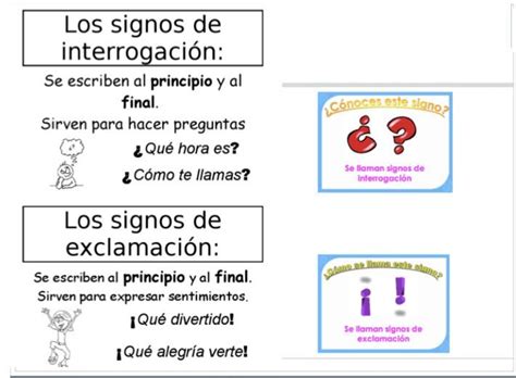 Usos de los signos de interrogación y exclamación Educación Activa