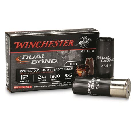 Winchester Supreme Elite 12 Gauge 2 34 Dual Band Shotgun Slugs