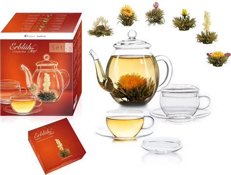 Creano Blooming Tea Epicure Set Flowering Tea Gift Set With Ml