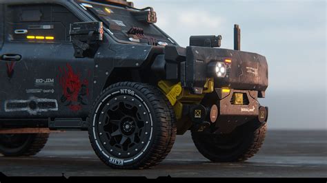 Nomad Car Cyberpunk 2077 Style Hamza Khalid Cyberpunk 2077