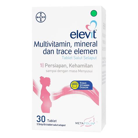 Jual Elevit Multivitamin Mineral Dan Trace Elemen Persiapan