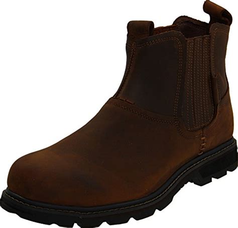 Skechers USA Men's Blaine Orsen Ankle Boot,Dark Brown,10 M US | AuthenticBoots.Com | men's ...