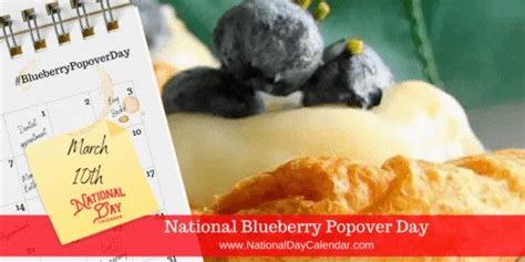 National Blueberry Popover Day