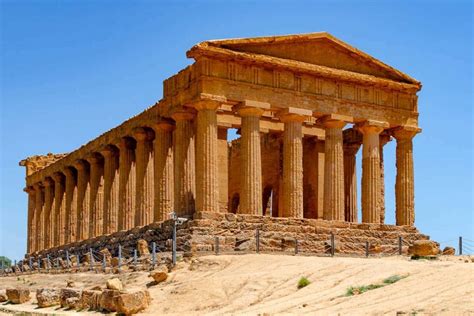 Temple Of Concordia Valley Of The Temples Agrigento