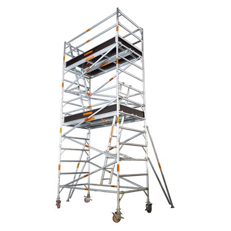 Aluminium Mobile Scaffold Platform Height 5 4m Extends To 5 8m