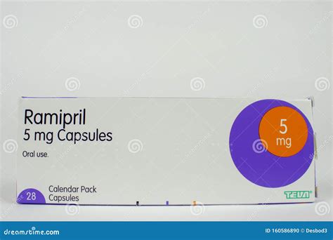 Uk Oct 2019 Ramipril Altace England Editorial Image Image Of