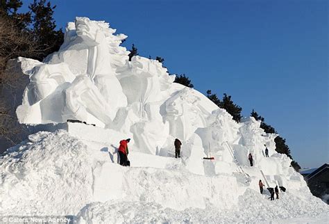~Equine Snow Sculptures!! – Art Of The Horse
