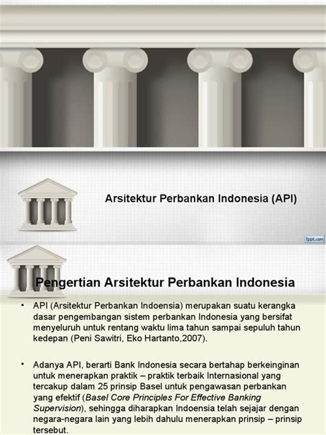 Bab 2 Arsitektur Perbankan Indonesia Pdf