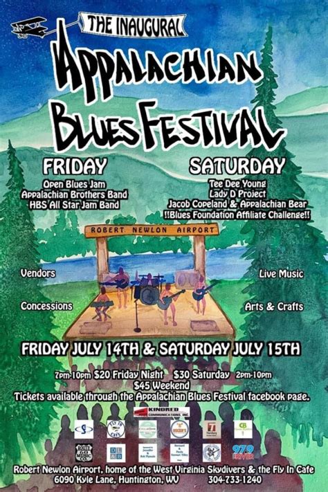 Inaugural Appalachian Blues Festival Cabell Huntington Cvb