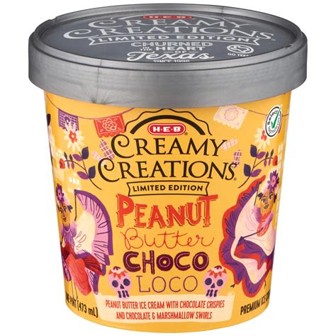 H E B Select Ingredients Creamy Creations Peanut Butter Coco Loco