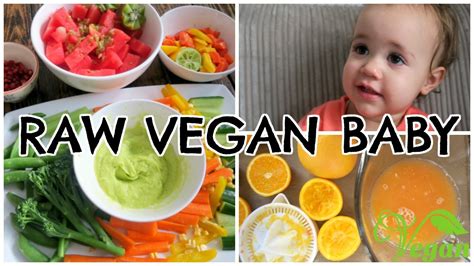 What My Vegan Baby Eats Raw Vegan 1 Year Old Youtube