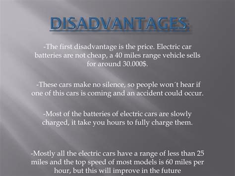 The Disadvantages Of Electric Cars Bab Carlynne