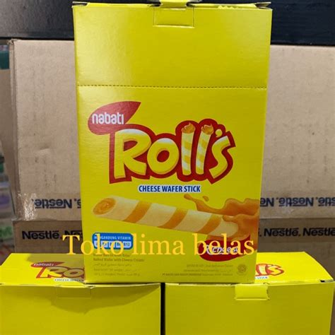 Jual Nabati Rolls 6 Gram 1 Box Isi 20 Pcs Eceran 500 Shopee Indonesia