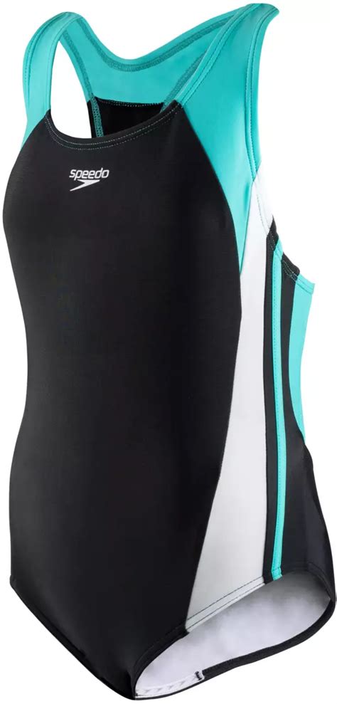 Speedo Girls Infinity Splice One Piece Swimsuit Dicks Sporting Goods