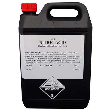 Nitric Acid Aqua Fortis Hydrogen Nitrate Fumic Acid Cas No