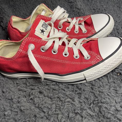 Size 7 Converse Chuck Taylor All Star Ox Red M9696 Ebay