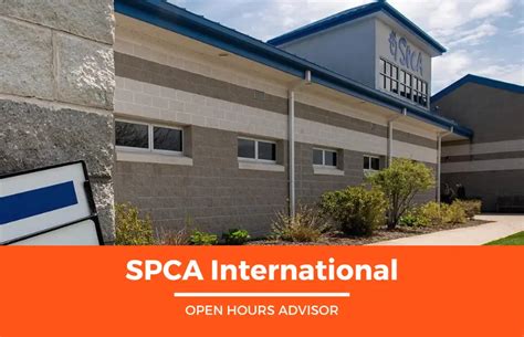 Spca Hours Opening Closing Holiday February