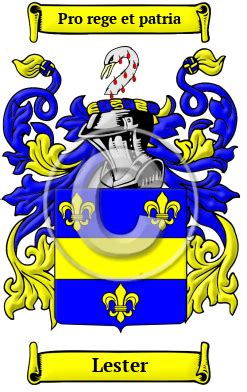 lester  meaning family history family crest coats  arms