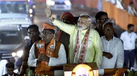 PM Modi Holds Roadshow In Bihar S Capital Patna