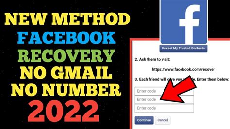 FACEBOOK RECOVERY WITHOUT GMAIL AND NUMBER NEW METHOD 2022 PAANO MAG