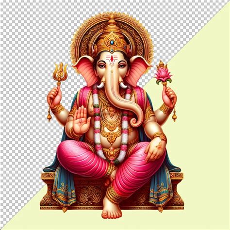 Feliz Ganesh Chaturthi Vinayaka Chaturthi Hermosa Y Linda Ganesa Boda