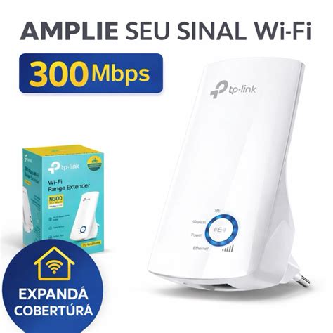 Tp-link Wa850re Melhor Repetidor De Sinal Wifi - Repetidor De Sinal Wifi Expansor WirelessTl-Wa850re 300 Mbps Tp-Link ...