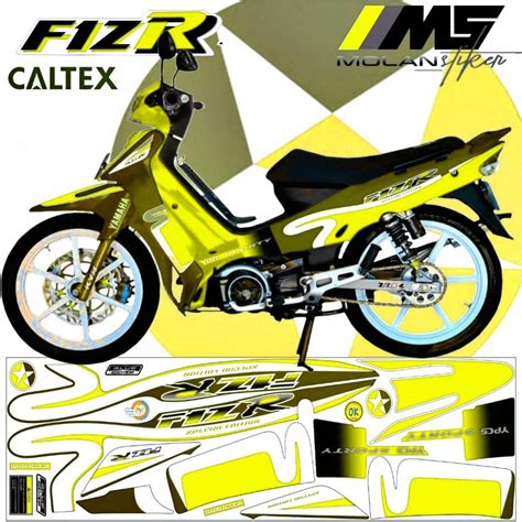 Decal Sticker Striping Variasi Motif Ori F1zr Caltex Yamaha F1zr 110
