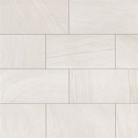 Purestone X Matte Natural Porcelain Tile In Bianco Bedrosians