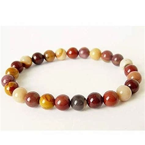 Natural Mookaite Jasper Bracelet For Healing Size 8 Mm At 180