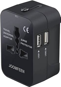 JOOMFEEN Reiseadapter Reisestecker Weltweit für 224 Länder Universal