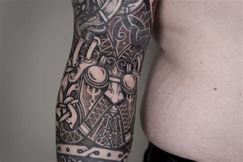 Viking Sleeve - Nordic ornament - Pradd Tattoo