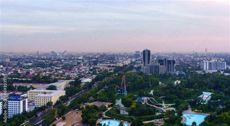 Uzbekistan Tashkent September Top View From The