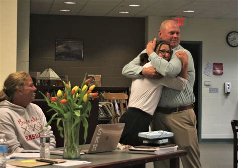 Bear Lake school board honors retiring secretary