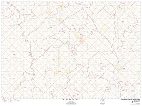 Hampton Zip Code Map South Carolina Hampton County Zip Codes