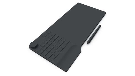 3D Drawing Tablet With Keyboard - TurboSquid 1962688