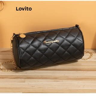 Lovito Women Casual Plain Colorblock Chain Small Shoulder Bag LFA09505